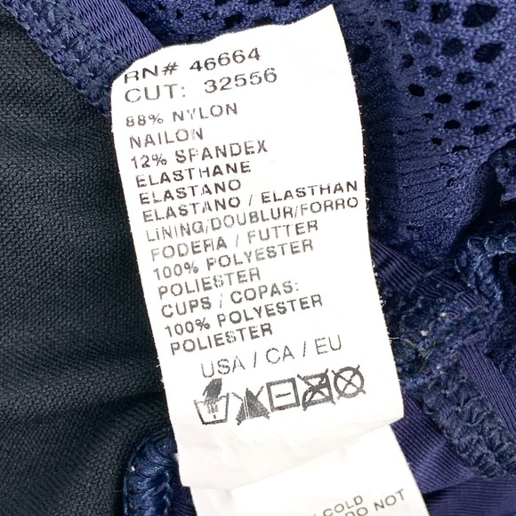 ❌SOLD❌ Y2K NAUTICA navy blue lace one piece swimsuit - Picture 15 of 16